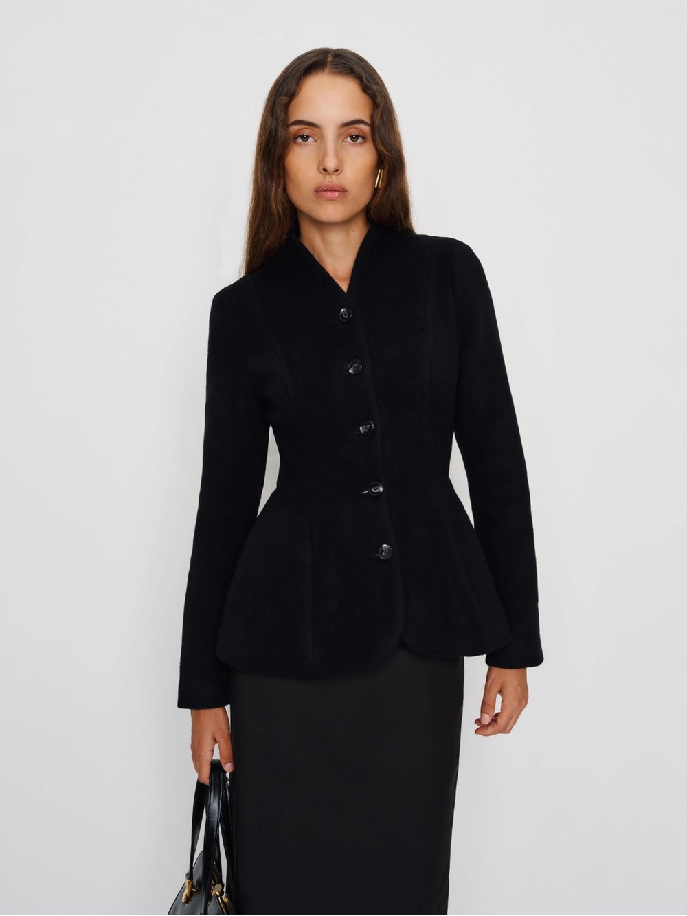 Reformation Petites Morning Doug Blazer Button Jacket
